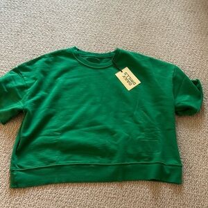 Daily Drills Crop Sleeve Crew Size Xs/S NEW WITH TAGS